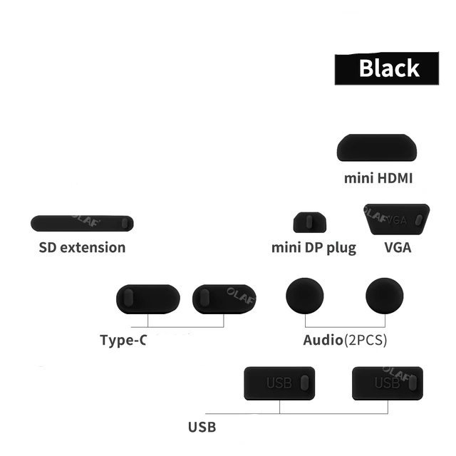 Čepovi za laptop - gumeni čepovi za port (Anti-Dust) protiv prašine - Slika 4